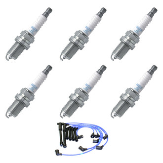NGK® - Spark Plug Wire and Spark Plug Kit
