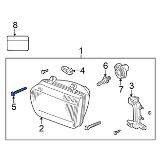 Nissan OE - Headlight Adjusting Screw