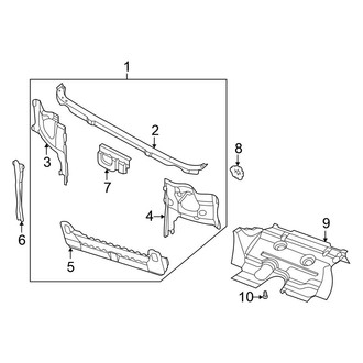 Nissan OE - Radiator Support