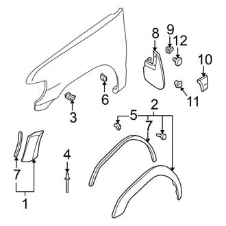 Nissan OE - Fender - Exterior Trim