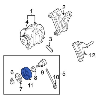 Nissan OE - Accessory Drive Belt Idler Pulley