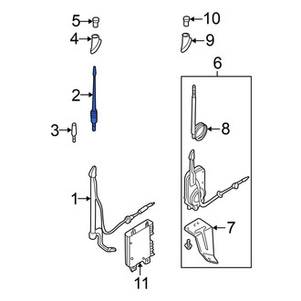 Nissan OE - Radio Antenna Mast