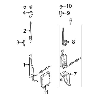 Nissan OE - Electrical - Antenna (Manual)