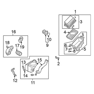 Nissan OE - Engine - Air Intake (To 1/00)