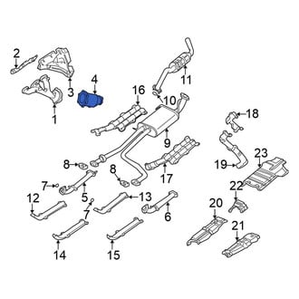 Nissan OE - Right Catalytic Converter