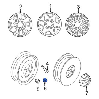 Nissan OE - Rear Wheel Cap