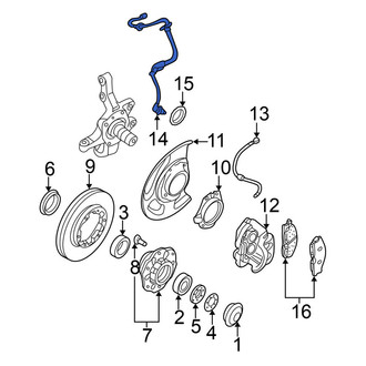 Nissan OE - Front Left ABS Wheel Speed Sensor