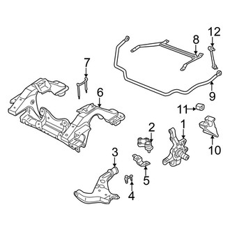 Nissan OE - Front Suspension - Stabilizer Bar & Components