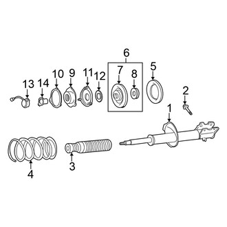 Nissan OE - Front Suspension - Struts & Components