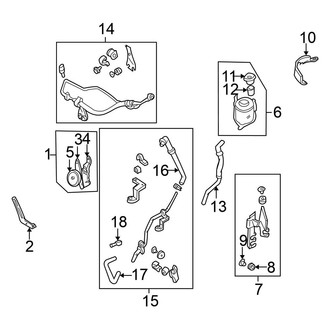 Nissan OE - Steering Gear & Linkage - Pump & Hoses