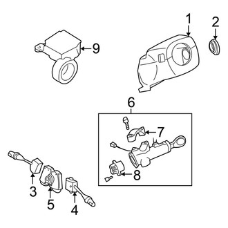 Nissan OE - Steering Column - Shroud, Switches & Levers