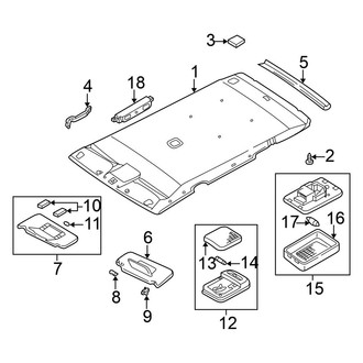 Nissan OE - Roof - Interior Trim