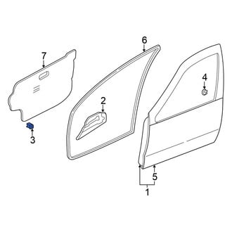 Nissan OE - Front Door Shell Grommet