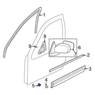Nissan OE - Wheel Arch Flare Nut