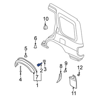 Nissan OE - Fender Flare Clip