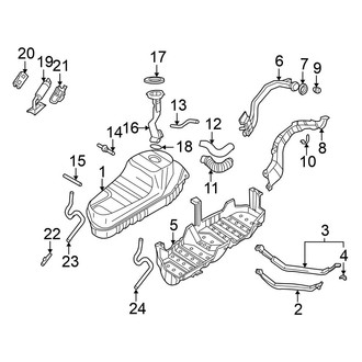 Nissan OE - Fuel System Components (To 4/98)