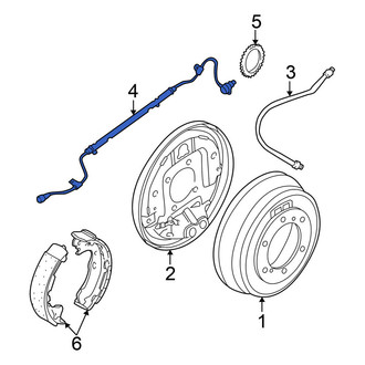 Nissan OE - Front Left ABS Wheel Speed Sensor