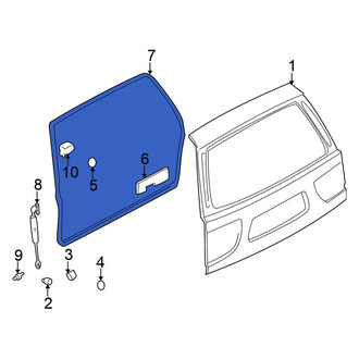 Nissan OE - Rear Hatch Seal
