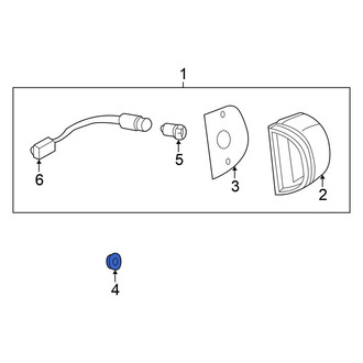 Nissan OE - License Plate Light Assembly Nut