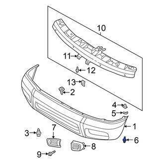 Nissan OE - License Plate Bracket Screw