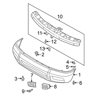 Nissan OE - Front Bumper - Bumper & Components (From 12/98)