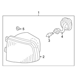 Nissan OE - Front Lamps - Fog Lamps (From 12/98)