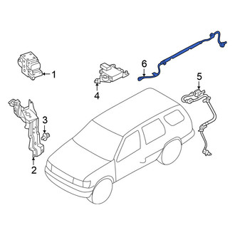Nissan OE - Front Left ABS Wheel Speed Sensor