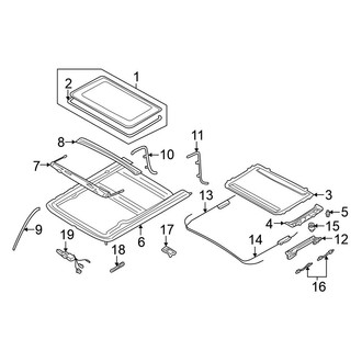 Nissan OE - Roof - Sunroof (From 12/98)