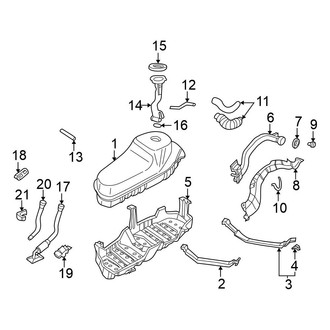 Nissan OE - Fuel System Components (From 4/98)
