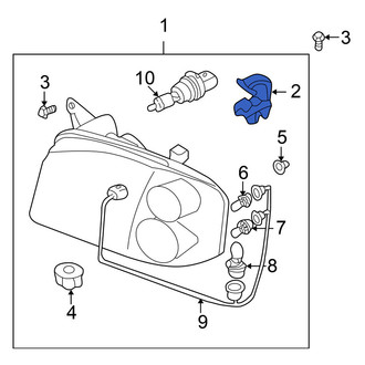 Nissan OE - Headlight Fastener Clip