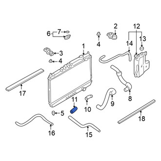 Nissan OE - Lower Radiator Coolant Hose