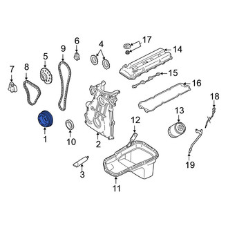 Nissan OE - Engine Crankshaft Pulley