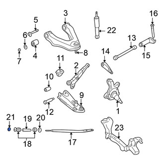 Nissan OE - Suspension Strut Rod Nut