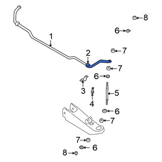 Nissan OE - Rear Suspension Stabilizer Bar Bushing