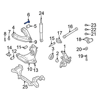 Nissan OE - Upper Suspension Control Arm Bolt