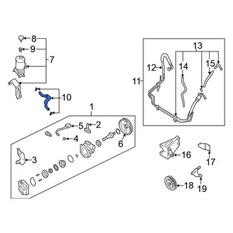Nissan OE - Power Steering Reservoir Hose
