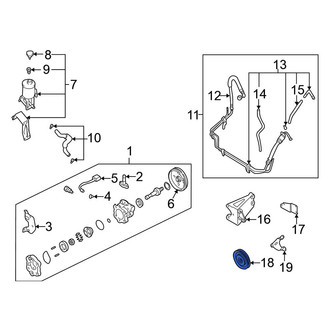 Nissan OE - Accessory Drive Belt Idler Pulley