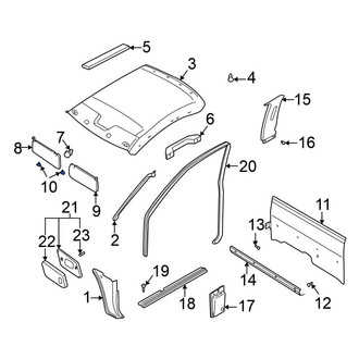Nissan OE - Sun Visor Holder