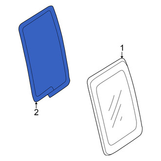 Nissan OE - Side Panel Glass Seal