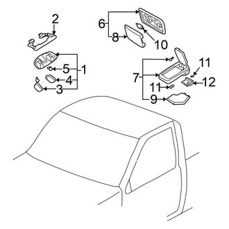 Nissan OE - Cab - Interior Trim (King Cab, Interior Lamps), (XE King Cab)