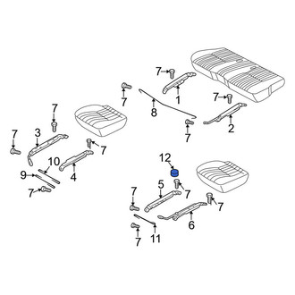 Nissan OE - Seat Track Cap