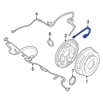 Nissan OE - Rear Center Brake Hydraulic Hose