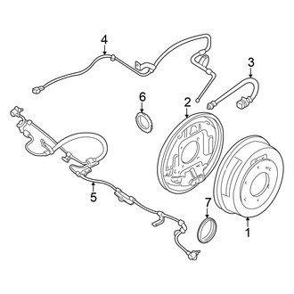 Nissan OE - Rear Suspension - Brake Components