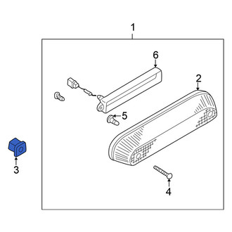Nissan OE - Center High Mount Stop Light Nut