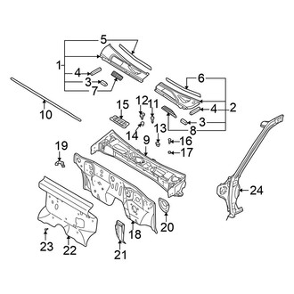 Nissan OE - Cab - Cowl (56.3" Bed Crew Cab)