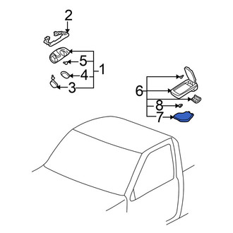 Nissan OE - Dome Light Lens