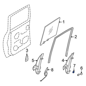 Nissan OE - Front Window Crank Handle Seal