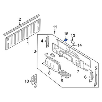 Nissan OE - Fuel Door Bumper