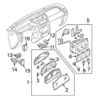 Nissan OE - Instrument Panel - Cluster & Switches