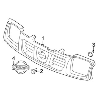 Nissan OE - Grille & Components